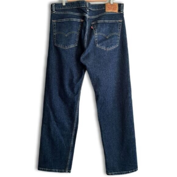 LEVI'S 505 Regular Fit Stretch Straight Leg Jeans Men's Sz 36 x 30 - Picture 6 of 12